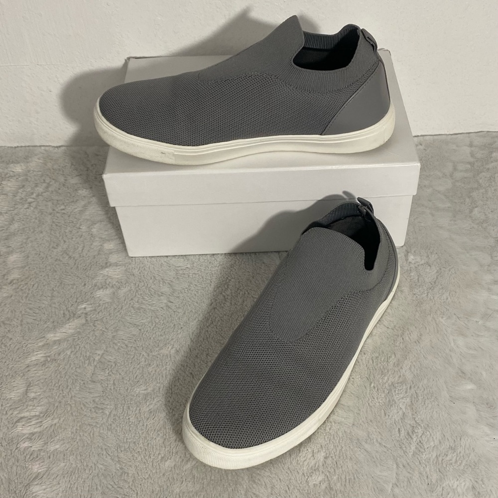 Blondo Kyla Waterproof Grey Knit Slip On Sneakers Women’s Size 8M
